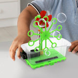 Maxbell Science Experiment Kits Hand Crank Bubble Maker Model for Teens Girls Boys Green