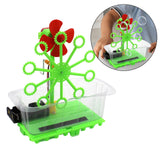 Maxbell Science Experiment Kits Hand Crank Bubble Maker Model for Teens Girls Boys Green