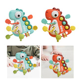 Maxbell Travel Pull String Activity Toy Pressing Teething Toy for Newborn Kids Gifts blue