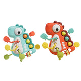 Maxbell Travel Pull String Activity Toy Pressing Teething Toy for Newborn Kids Gifts blue