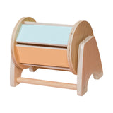 Maxbell Montessori Rotating Drum Wooden Rolling Drum for Toddlers Infant 6-12 Months