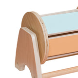 Maxbell Montessori Rotating Drum Wooden Rolling Drum for Toddlers Infant 6-12 Months