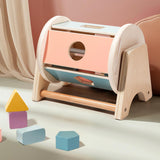 Maxbell Montessori Inspired Rotatable Drum Early Educational Toy for Boys Girls Kids