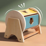 Maxbell Montessori Inspired Rotatable Drum Early Educational Toy for Boys Girls Kids