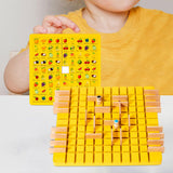 Maxbell Strategy Game Educational Toy Tabletop Board Game for Adults Boys Girls Kids Fruit