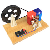 Maxbell Light Bulb Science Experiments Kits Kids Teens Hand Cranked Power Generation