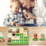 Maxbell Kids Puzzle Toy Fine Motor Skills Puzzle Toy Board Game for Boys Girls Baby Kids