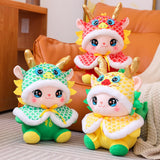 Maxbell Plush Dragon Doll Soft Dragon Stuffed Toy for New Year Gift Home Decorations
