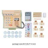 Maxbell Cash Register Play Set Social Role Play Toy for Toddlers Children Girls Boys
