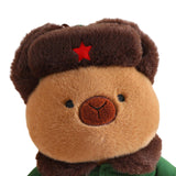 Maxbell Capybara Stuffed Toy Kids Room Decor Soft Hat for Family Birthday Gifts brown and S