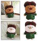 Maxbell Capybara Stuffed Toy Kids Room Decor Soft Hat for Family Birthday Gifts brown and S