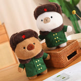 Maxbell Capybara Stuffed Toy Kids Room Decor Soft Hat for Family Birthday Gifts brown and S