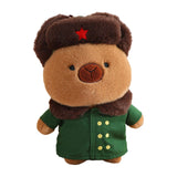 Maxbell Capybara Stuffed Toy Kids Room Decor Soft Hat for Family Birthday Gifts brown and L