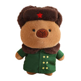 Maxbell Capybara Stuffed Toy Kids Room Decor Soft Hat for Family Birthday Gifts brown and L