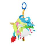 Maxbell Busy Activity Cube Cartoon Discover and Play Soft Blocks for Crib Car Travel