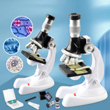 Maxbell Kid Microscope Science Kits 1200x Science Toy for Beginner 5-7 Holiday Gifts