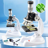 Maxbell Kid Microscope Science Kits 1200x Science Toy for Beginner 5-7 Holiday Gifts