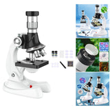 Maxbell Kid Microscope Science Kits 1200x Science Toy for Beginner 5-7 Holiday Gifts