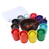 Maxbell Balls in Cups Montessori Toy and Spoon Bowl Board Game Baby Educational Toys