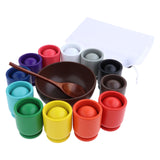 Maxbell Balls in Cups Montessori Toy and Spoon Bowl Board Game Baby Educational Toys