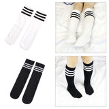 Maxbell Kids Mid Calf Socks Elastic Knee High Socks Breathable Tube Socks Boot Socks White