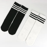 Maxbell Kids Mid Calf Socks Elastic Knee High Socks Breathable Tube Socks Boot Socks White