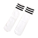 Maxbell Kids Mid Calf Socks Elastic Knee High Socks Breathable Tube Socks Boot Socks White