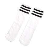 Maxbell Kids Mid Calf Socks Elastic Knee High Socks Breathable Tube Socks Boot Socks White