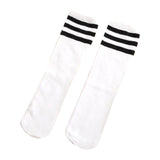 Maxbell Kids Mid Calf Socks Elastic Knee High Socks Breathable Tube Socks Boot Socks White