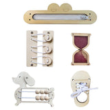 Maxbell Wooden Busy Board Kids Boy Girl Fine Motor Skill for Kids Preschool Children