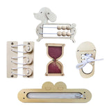 Maxbell Wooden Busy Board Kids Boy Girl Fine Motor Skill for Kids Preschool Children