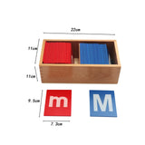Maxbell Alphabet Abc Flash Cards Children English Letters Teaching Aids for Activity