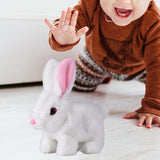 Maxbell Electronic Plush Lifelike Cute Interactive for Christmas Girls Boys Kids rabbit