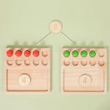 Maxbell Montessor Toys Counting Numbers Toy for Ages 3+ Birthday Gifts Home Teaching