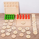 Maxbell Montessor Toys Counting Numbers Toy for Ages 3+ Birthday Gifts Home Teaching