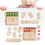 Maxbell Montessor Toys Counting Numbers Toy for Ages 3+ Birthday Gifts Home Teaching