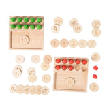 Maxbell Montessor Toys Counting Numbers Toy for Ages 3+ Birthday Gifts Home Teaching