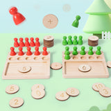 Maxbell Montessor Toys Counting Numbers Toy for Ages 3+ Birthday Gifts Home Teaching