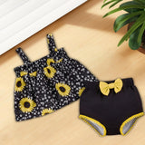 Maxbell Kids Summer Outfits Set Comfortable for Holiday Outfits Weddings Family Days 12 to 18 Months