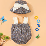 Maxbell Girls Romper Cotton Summer Cute Coverall for Birthday Photograph Props Party 1 to 3 months