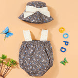 Maxbell Girls Romper Cotton Summer Cute Coverall for Birthday Photograph Props Party 9 to 12 months