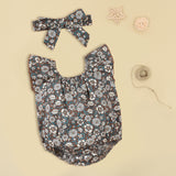 Maxbell 2x Newborn Rompers Round Neck Ruffled Bodysuit for Playwear Sleep Daily Life