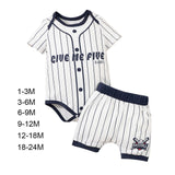 Maxbell Baby Summer Clothing Set Newborn Outfit for Family Days Play Wear Photograph 1 to 3 Months