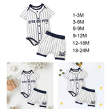 Maxbell Baby Summer Clothing Set Newborn Outfit for Family Days Play Wear Photograph 1 to 3 Months
