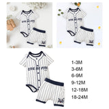 Maxbell Baby Summer Clothing Set Newborn Outfit for Family Days Play Wear Photograph 1 to 3 Months