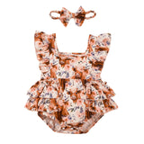 Maxbell Girls Romper Breathable Infant Jumpsuit for Birthday Photograph Props Casual 18 to 24 months