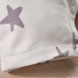 Maxbell 2Pcs i Love Mummy Daddy Breathable Summer Baby Jumpsuit Set for Home Holiday 9 to 12Month