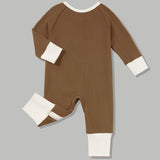 Maxbell Baby Long Sleeve Romper Bodysuit for Baptism Thanksgiving Day Birthday Party 1 to 3 Month