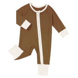 Maxbell Baby Long Sleeve Romper Bodysuit for Baptism Thanksgiving Day Birthday Party 1 to 3 Month