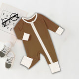 Maxbell Baby Long Sleeve Romper Bodysuit for Baptism Thanksgiving Day Birthday Party 6 to 9 Month